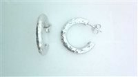 Earrings Woman 9KT in White Gold 9K LUREX MB UQ/Z 2.20 B
